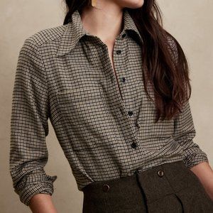 Banana Republic Flannel Shirt XS